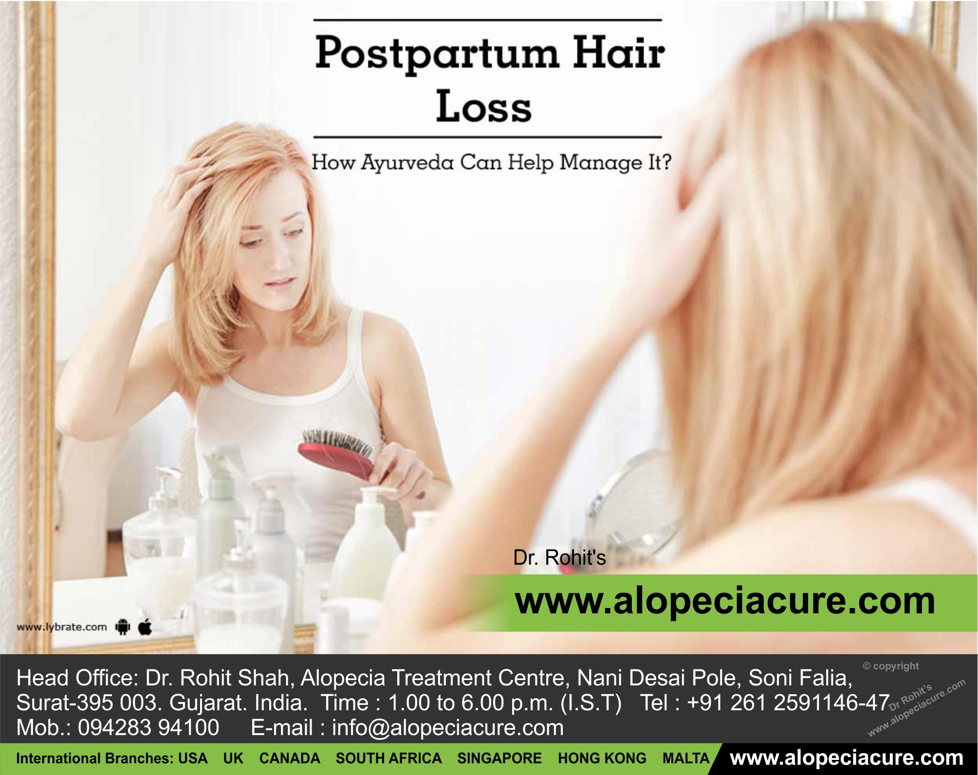How to manage Postpartum (after pregnancy) Hair Loss?