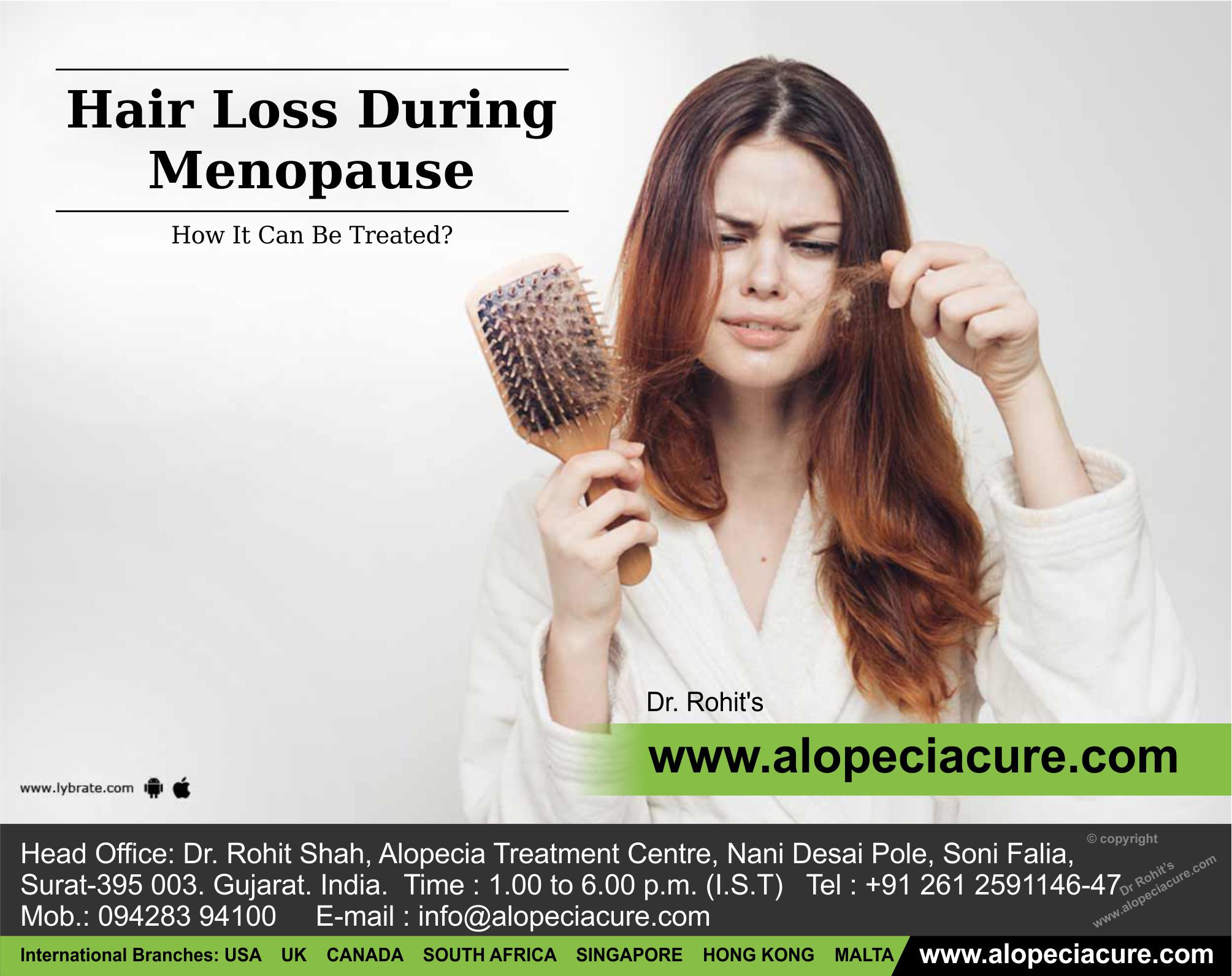 Hair Loss During Menopause - How It Can Be Treated?