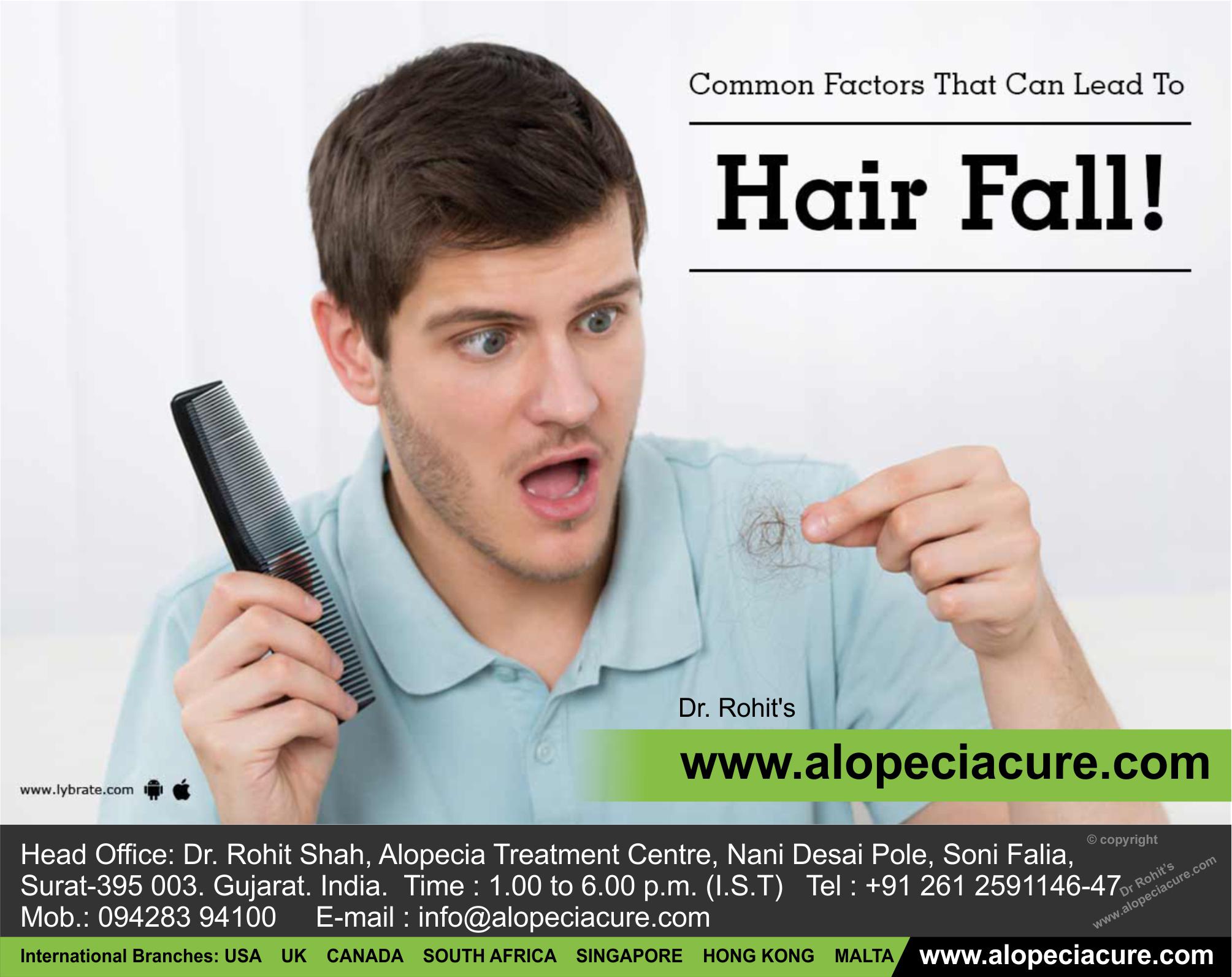 Common Factors That Can Lead To Hair Fall