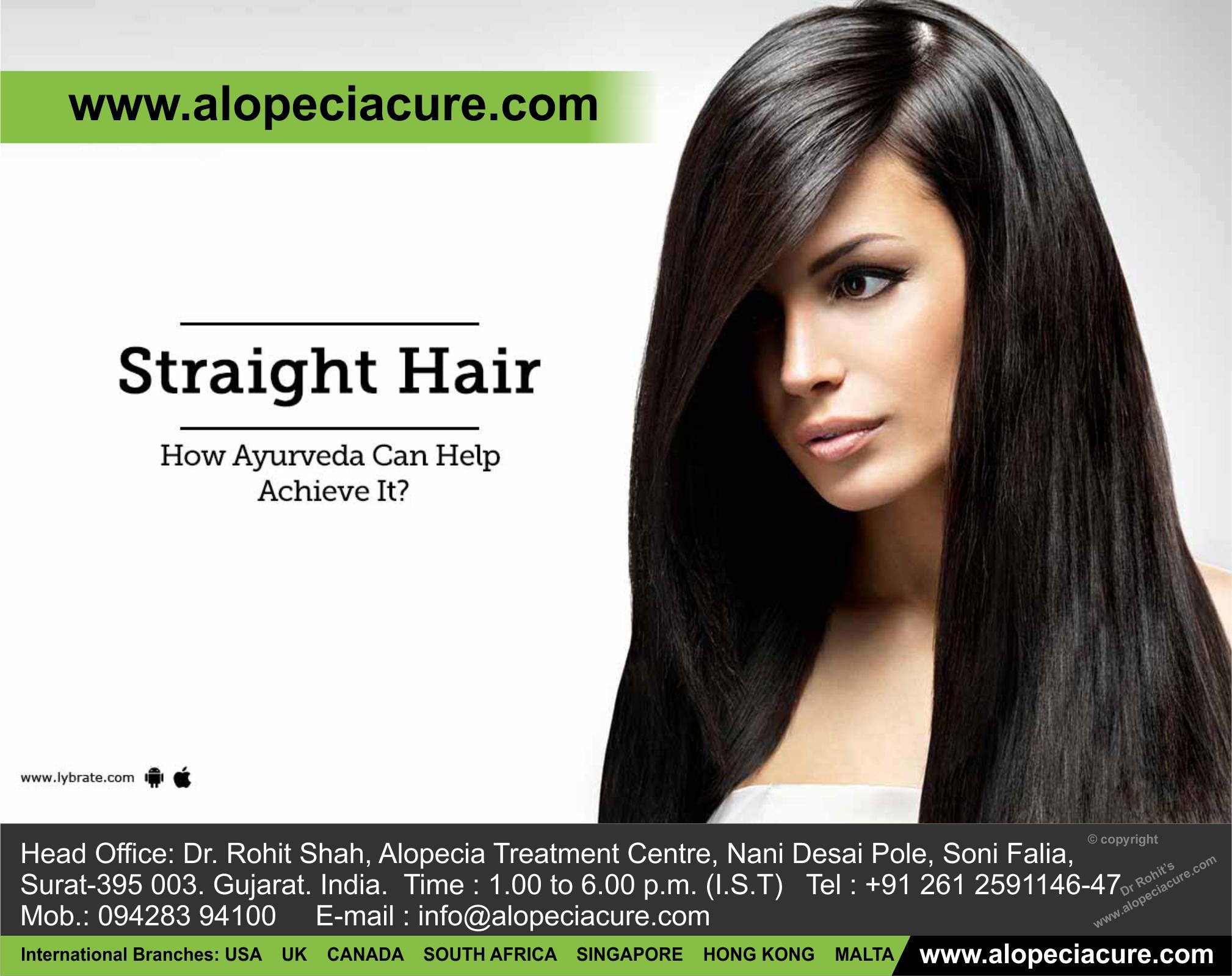 Straight Hair - How Ayurveda Can Help Achieve It?