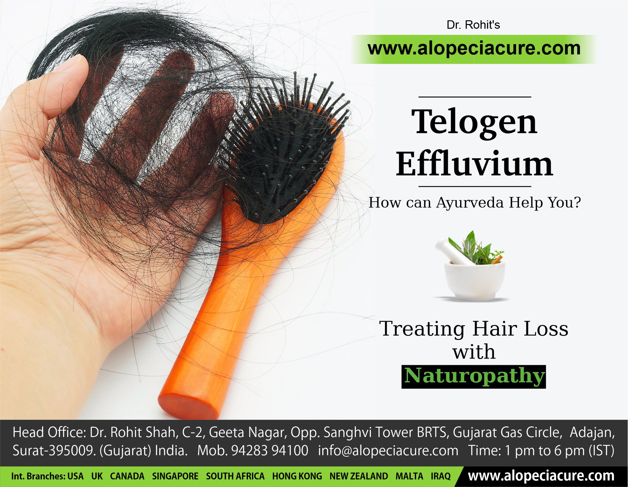 Telogen Effluvium - How Can Ayurveda Help You ?