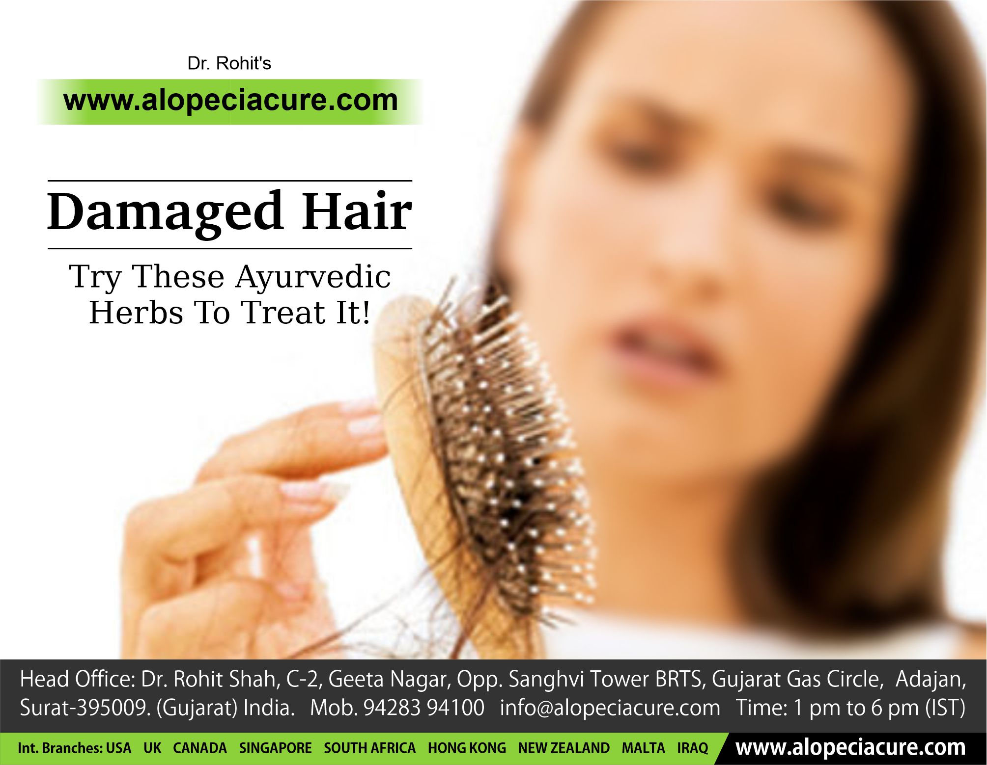Damaged Hair - Try These Ayurvedic Herbs To Treat It!