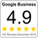 Google Rating - 4.9 - Alopecia Treatment Center 