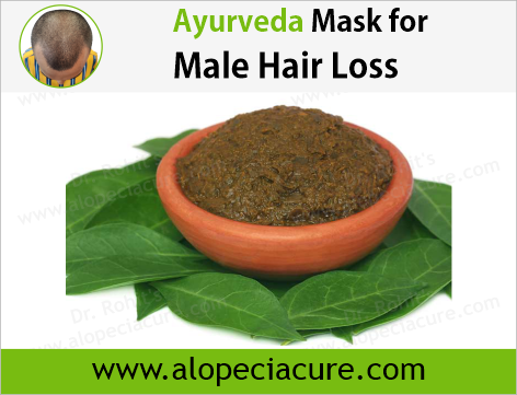 Dr. Rohit's natural oil treatment for male hair loss