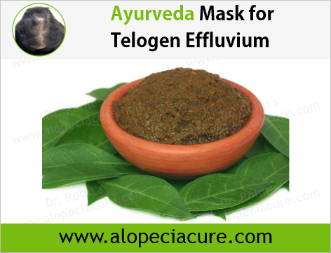 Dr. Rohit's natural mask treatment of telogen effluvium